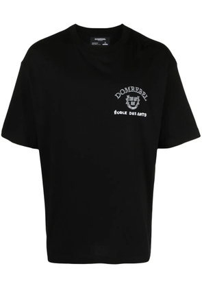 DOMREBEL graphic-print cotton T-shirt - Black