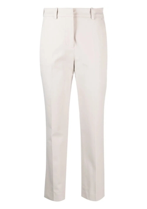 Calvin Klein cropped gabardine trousers - Grey