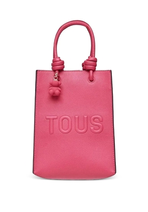 TOUS logo-embossed tote bag - Pink