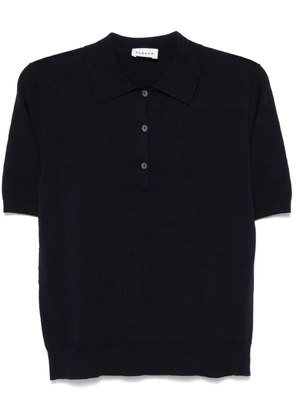 P.A.R.O.S.H. fine-knit polo top - Blue