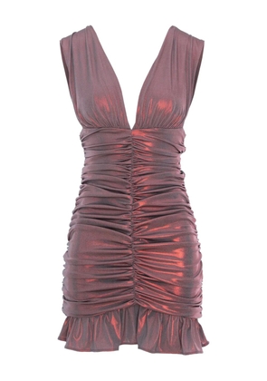 CuAnna AFRODITA ruched mini dress - Purple