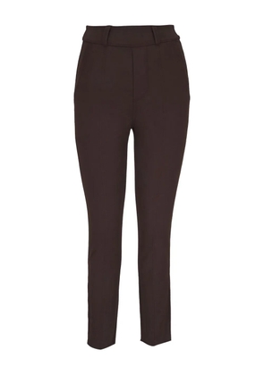 Frank & Eileen elasticated-waistband trousers - Brown