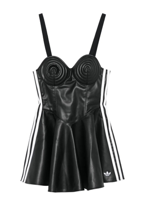 adidas faux-leather dress - Black