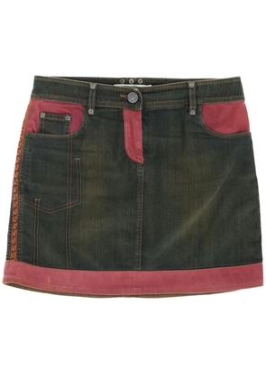 Christian Dior Pre-Owned 2000s denim skirt - Grey