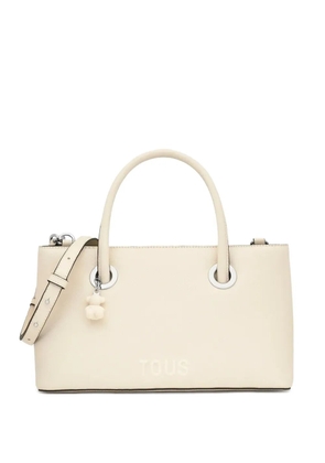 TOUS medium Poppy bear-charm top-handle bag - Neutrals