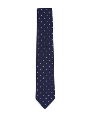 Paolo Albizzati floral-pattern tie - Blue