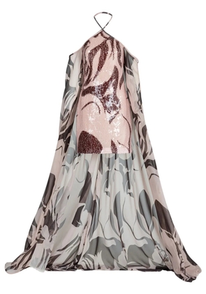 Silvia Tcherassi Kavya sequin-embellished dress - Neutrals