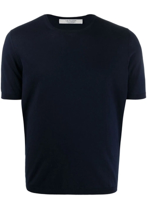 D4.0 fine-knit T-shirt - Blue