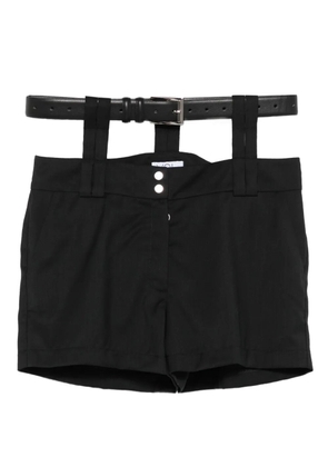 Vestiaire d'un Oiseau Libre belt shorts - Black