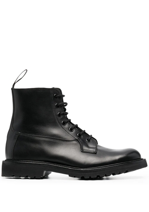 Tricker's lace-up ankle boots - Black