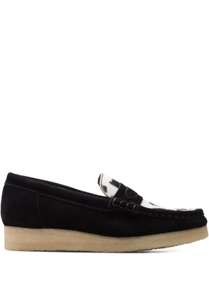 Clarks Originals Wallabee 'Cow Print Hairon' loafers - Black