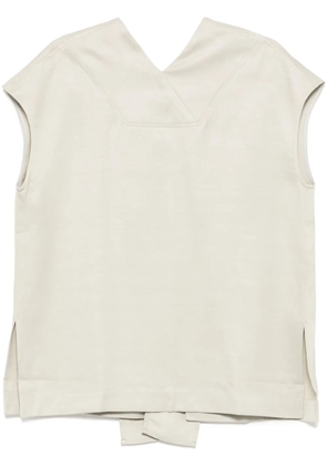 Studio Nicholson Greer Crossover top - White