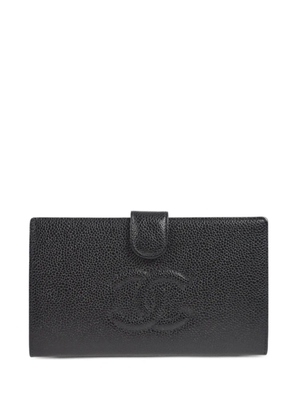 CHANEL Pre-Owned 1998 CC bi-fold wallet - Black