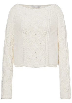 Alberta Ferretti 3D-knit sweater - Neutrals