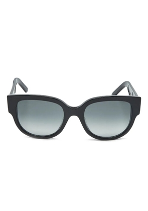 Christian Dior Pre-Owned Wildior butterfly-frame sunglasses - Black