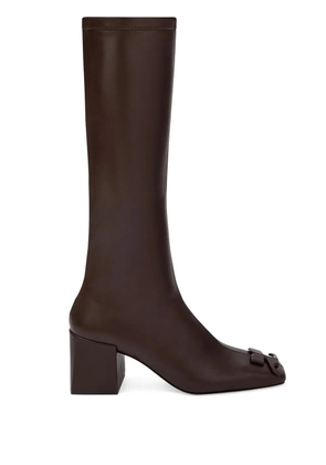 Courrèges Reedition leather boots - Brown