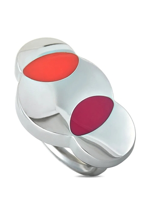 Swatch Vintage stainless steel Spott Drops ring - White