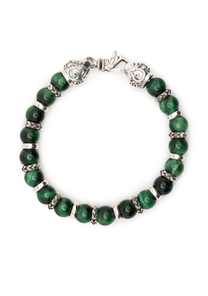 Emanuele Bicocchi tiger eye beaded bracelet - Green