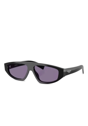 Prada Eyewear geometric-frame sunglasses - Black