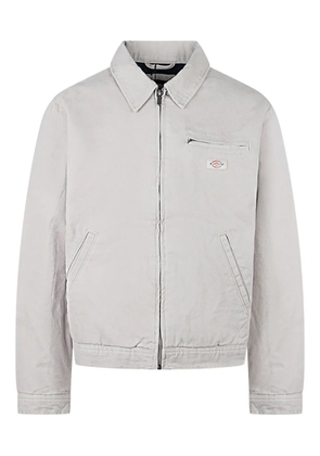 DICKIES logo-patch jacket - Neutrals