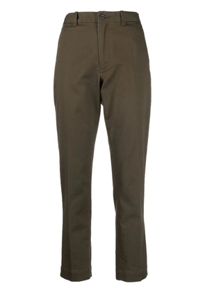 Polo Ralph Lauren high-waisted slim-fit trousers - Green