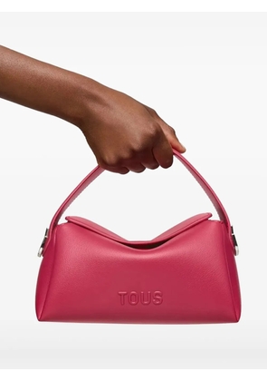 TOUS embossed-logo top-handle tote bag - Pink