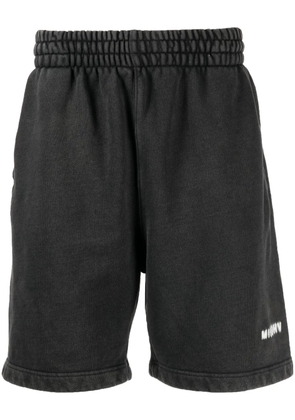 MISBHV Community logo-print track shorts - Grey