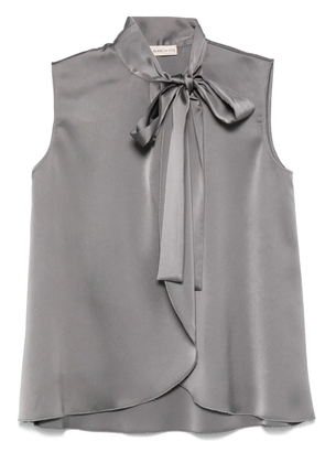 Blanca Vita satin top - Grey