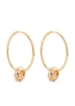 Missoma Abacus Nugget hoops - Gold