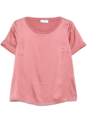 Daniele Fiesoli satined T-shirt - Pink