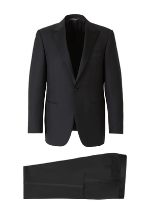Canali wool single-breasted suit - Black