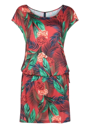 Lygia & Nanny Shiva botanical-print minidress - Red