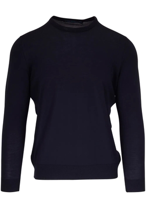 Kiton round-neck wool jumper - Blue