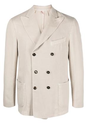 Dell'oglio peak-lapels double-breasted blazer - Neutrals