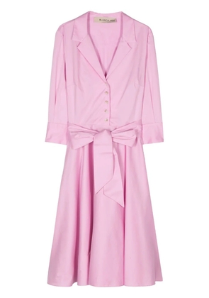 Blanca Vita Allamanda poplin midi dress - Pink
