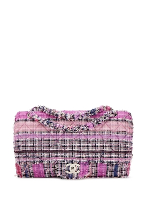 CHANEL Pre-Owned 2006-2008 Jumbo Tweed Double Flap shoulder bag - Pink