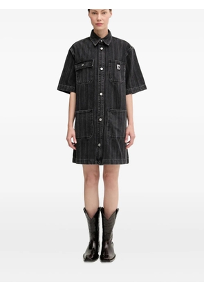 Carhartt WIP pinstripe shirt dress - Black