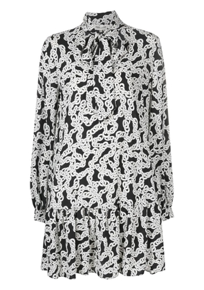 DVF Diane von Furstenberg chain-print dress - Black