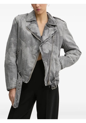 Fiorucci Angels denim biker jacket - Grey