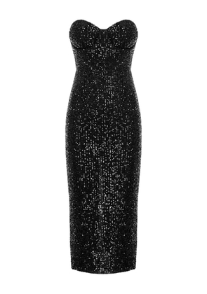 CuAnna KARLIE sequin-embellishment midi dress - Black