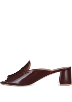 Malone Souliers 45mm Bellamy square-toe sandals - Brown