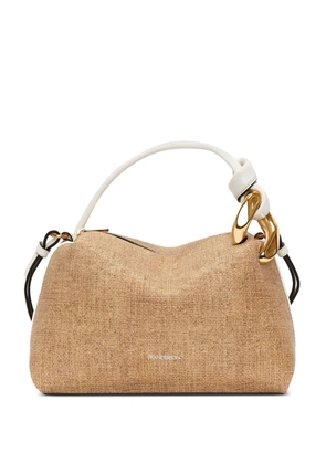 JW Anderson small JWA Corner leather tote bag - Neutrals