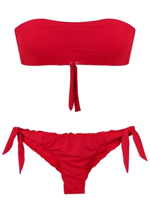 Amir Slama gathered-detailing bandeau bikini