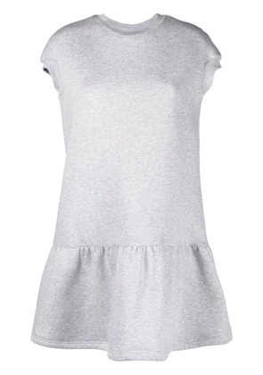 Ioana Ciolacu round neck short-sleeved dress - Grey