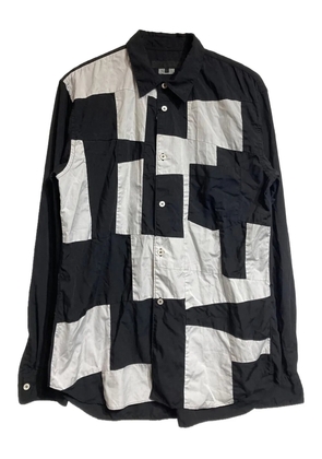 Comme des Garçons Homme Deux patchwork panelled shirt - Black
