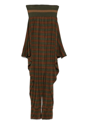 Jean Paul Gaultier Pre-Owned 1980s striped trousers - Brown