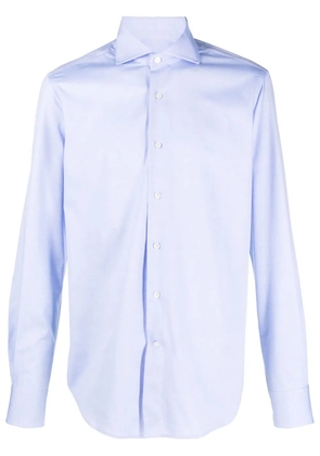 Orian long-sleeve cotton shirt - Blue
