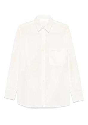 MM6 Maison Margiela cut-out-collar shirt - White