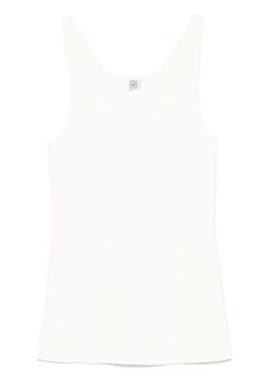 TOTEME fine-knit tank top - White