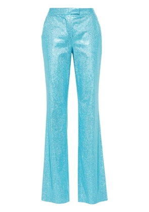 Giuseppe Di Morabito rhinestone-embellished straight trousers - Blue
